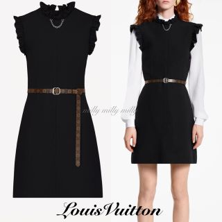 ルイヴィトン(LOUIS VUITTON)のご成約済み✴︎新品タグ付【LOUIS VUITTON】2019スリーブレスドレス(ひざ丈ワンピース)