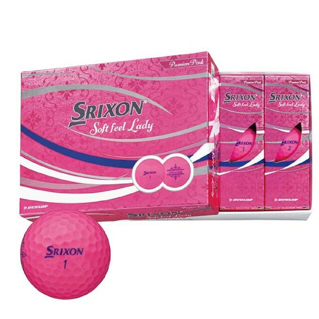 Srixon(スリクソン)のダンロップ スリクソン ゴルフボール ピンク レディース 1ダース 新品未使用 スポーツ/アウトドアのゴルフ(その他)の商品写真