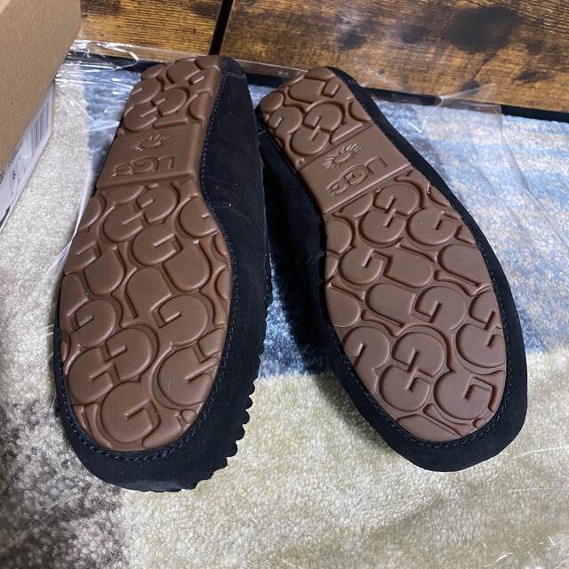 UGG 新品未使用ファーモカシン 黒 23センチ - スリッポン/モカシン