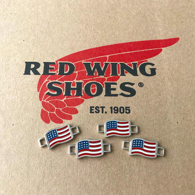 REDWING(レッドウィング)の【レッドウィング】純正レースキーパー(星条旗) 4個1組 [非売品] メンズの靴/シューズ(ブーツ)の商品写真