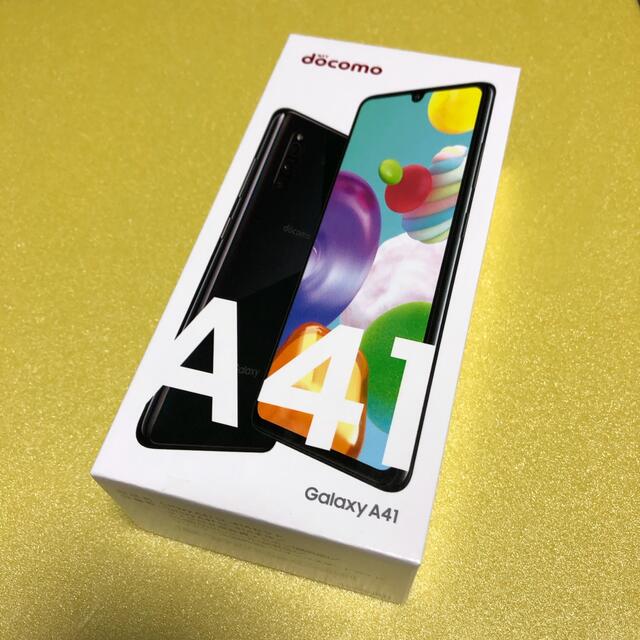 Galaxy A41   sc-41a  ブラック