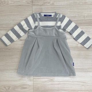 アズールバイマウジー(AZUL by moussy)のバースデイ　AZUL アズール　レイヤード風　ワンピース　ボーダー(ワンピース)