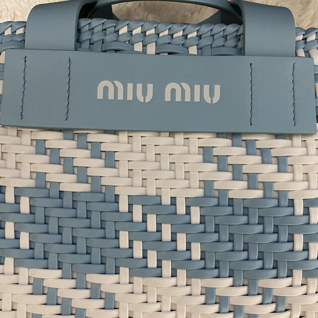 最安値級価格 miumiu - 最終値下げmiumiuカゴバッグ 正規品 かごバッグ