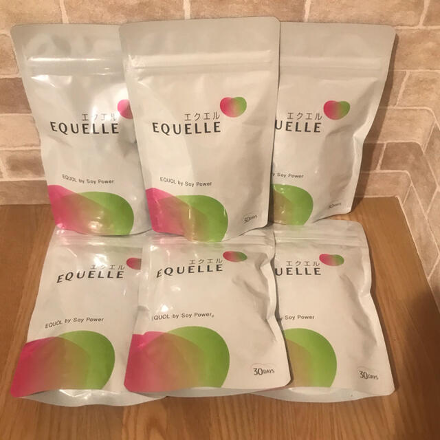 新品未使用】EQUELLE エクエル120粒×6袋セット-