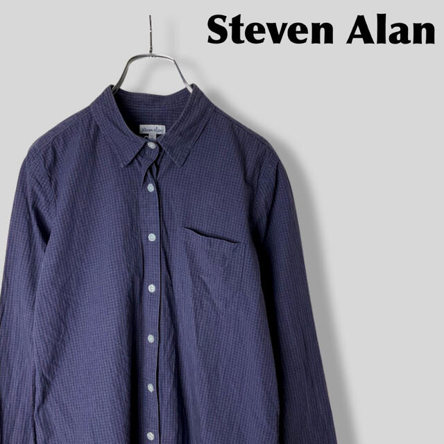 steven alan(スティーブンアラン)のSteven Alan｜ギンガムチェックSH レディースのトップス(シャツ/ブラウス(長袖/七分))の商品写真