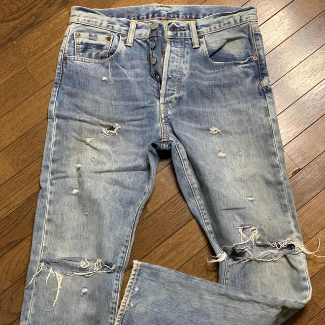 Levi's(リーバイス)のLevi's【リーバイス】501 スキニー ダメージデニム ジーンズ メンズのパンツ(デニム/ジーンズ)の商品写真