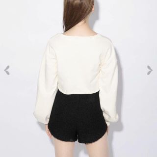 melt the lady mmコードクロップドスウェットの通販 by ୨୧˙˳⋆|ラクマ