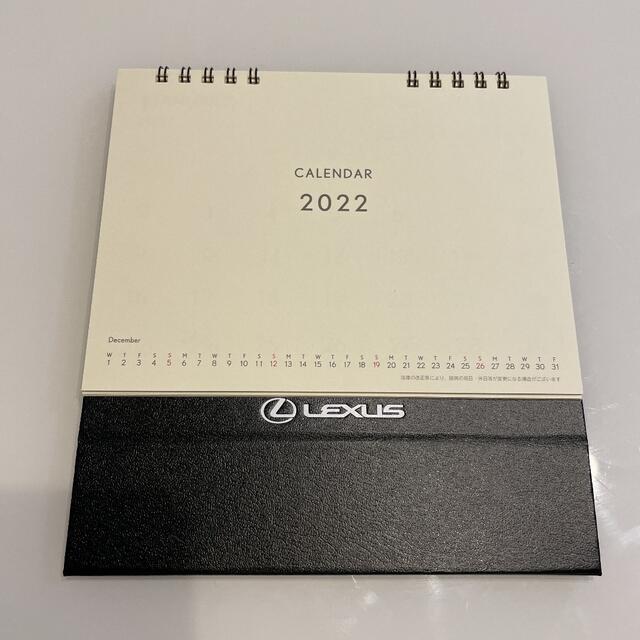 トヨタ(トヨタ)のLEXUS レクサス　卓上カレンダー インテリア/住まい/日用品の文房具(カレンダー/スケジュール)の商品写真