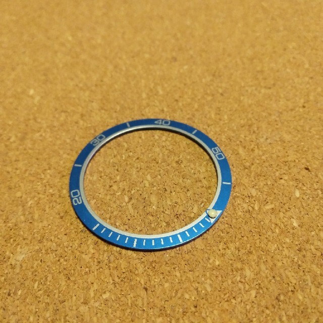 SEIKO(セイコー)の社外品　SEIKO　ボーイ用ベゼルインサート　POタイプ　ライトブルー　SKX メンズの時計(その他)の商品写真