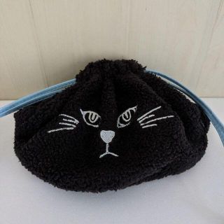 ジュエティ(jouetie)の【美品】jouetie ジュエティ　黒猫　ポーチ　巾着　バッグ　付録(その他)