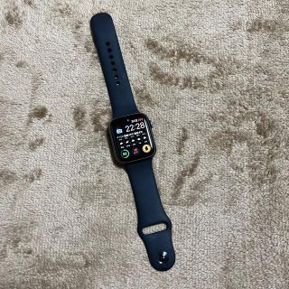 アップルウォッチ(Apple Watch)のApple Watch4 44mm GPSスペースグレイ ブラックスポーツバンド(腕時計(デジタル))