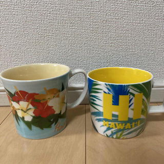 スターバックスコーヒー(Starbucks Coffee)のHawaii限定マグカップ2点セット（Starbucks）(グラス/カップ)