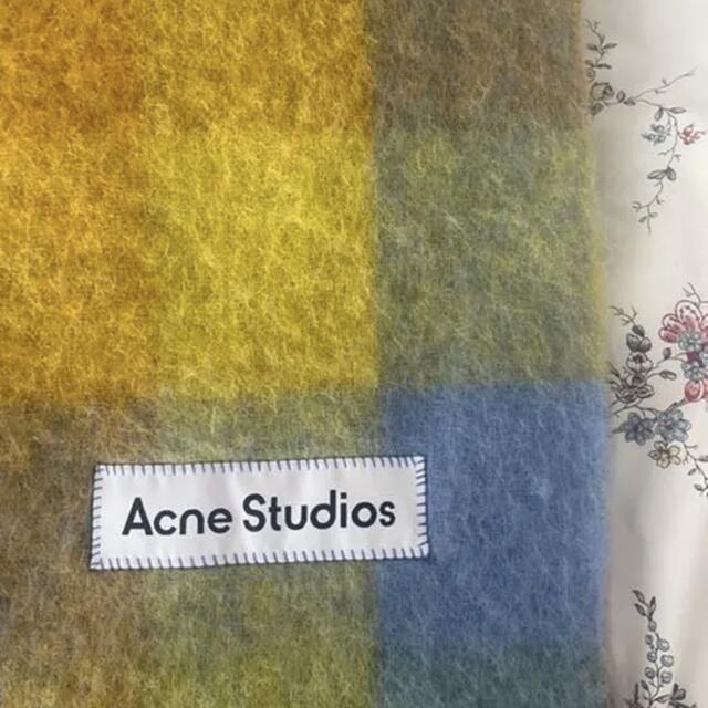 ACNE(アクネ)のアクネチェックマフラー　【完売品】 レディースのファッション小物(マフラー/ショール)の商品写真