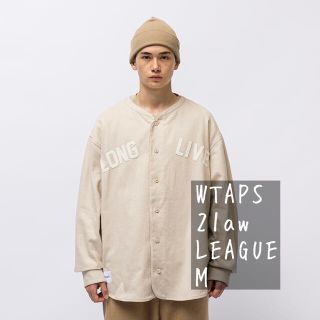 wtaps league ls cotton flannel l