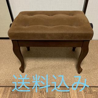 両手ハンドルピアノ椅子 猫足(猫脚) アップライト グランド 日本製 中古 茶色(その他)