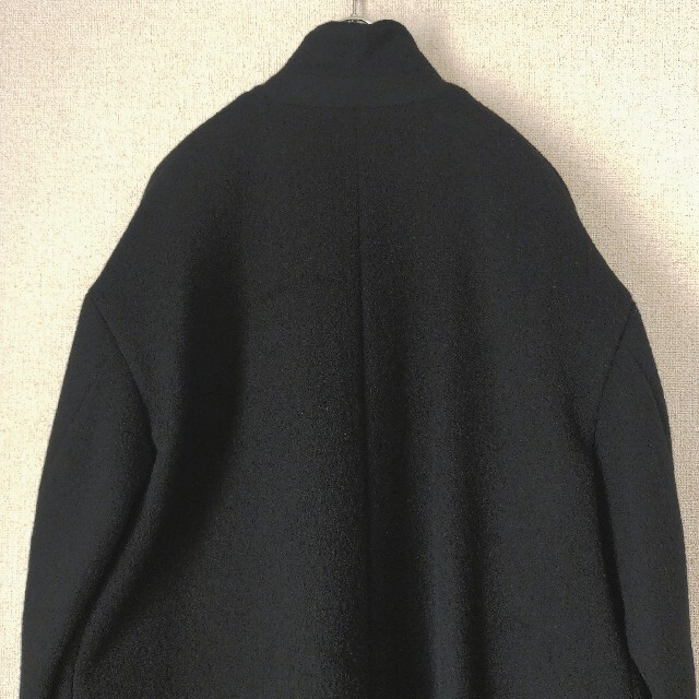 ENFOLD(エンフォルド)のCLANE クラネ チェスターコート 黒 コクーンコート レディースのジャケット/アウター(チェスターコート)の商品写真