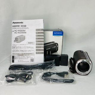 パナソニック(Panasonic)の【12/12まで！】Panasonic HC-WZ590M-W  ビデオカメラ(ビデオカメラ)