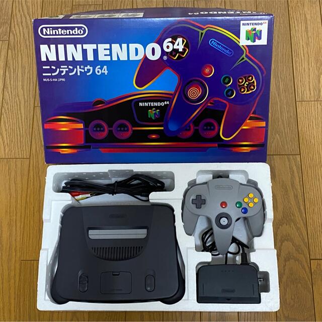 NINTENDO 64(ニンテンドウ64)の【動作確認済】任天堂 NINTENDO 64 本体 ソフト3本付 すぐに遊べます エンタメ/ホビーのゲームソフト/ゲーム機本体(家庭用ゲーム機本体)の商品写真