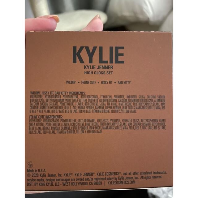 Kylie Cosmetics(カイリーコスメティックス)の限定　kylie cosmetics HIGH GLOSS SET ★3本 コスメ/美容のベースメイク/化粧品(リップグロス)の商品写真