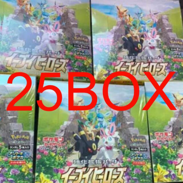 25box ポケモンカード　イーブイヒーローズ  新品未開封　シュリンク付