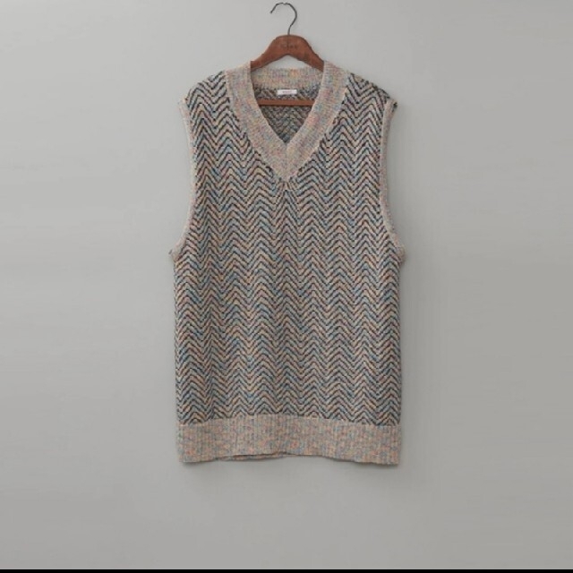 masu candy long knit vest