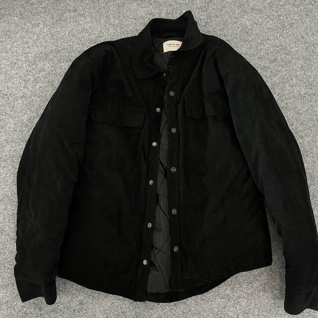 【限定販売】 スウェード　スエード　黒　ブラック　ジャケット ブルゾン
