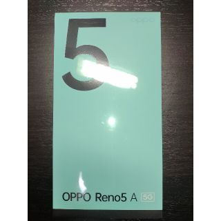 OPPO Reno5 Aシルバーブラック SIMフリー(スマートフォン本体)