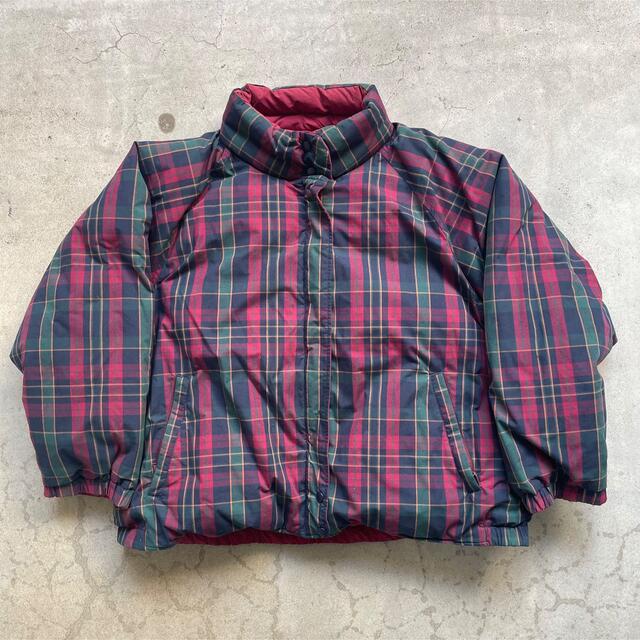 【vintage】80s Eddie Bauer ダウンジャケット　リバーシブル