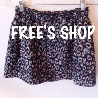 フリーズショップ(FREE'S SHOP)のFREE'S SHOPヒョウ柄スカート(ミニスカート)