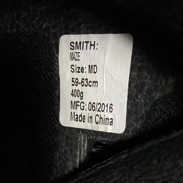 SMITH(スミス)のスミス　メイズ　ヘルメット　スノーボード  Smith maze スポーツ/アウトドアのスノーボード(ウエア/装備)の商品写真