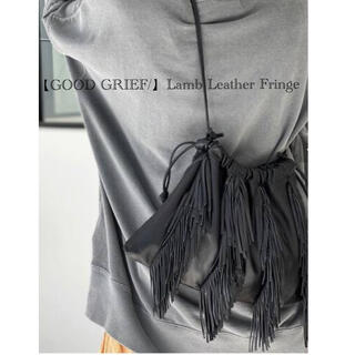 アパルトモンドゥーズィエムクラス(L'Appartement DEUXIEME CLASSE)の【GOOD GRIEF/】Lamb Leather Fringe  Bag(ショルダーバッグ)