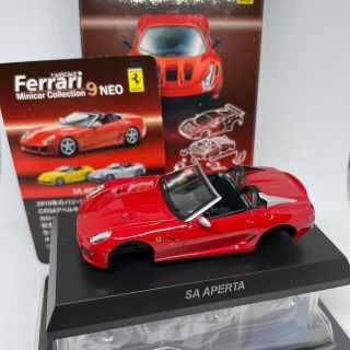 フェラーリ(Ferrari)の1/64 京商 フェラーリ 9Neo SA APERTA 赤 64D1(ミニカー)