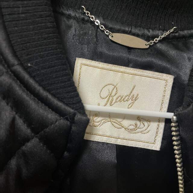 Rady(レディー)のRady ポケットビジューMa-1 レディースのジャケット/アウター(ナイロンジャケット)の商品写真