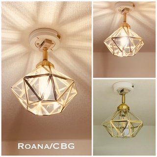 天井照明 Roana/CBG ロアナ シーリングライト ブラスゴールド 照明器具(天井照明)