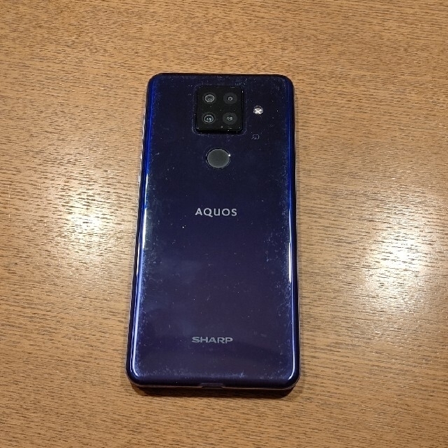 AQUOS sense 4 plus パープル 背面難あり