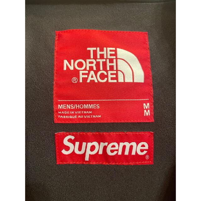 Supreme(シュプリーム)の超美品　supreme ノースフェイス　レザーマウンテンパーカー　国内正規品　M メンズのジャケット/アウター(マウンテンパーカー)の商品写真