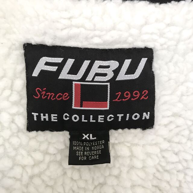 FUBU - FUBU☆バスケ☆ベンチコート☆背中ビッグロゴ刺繍☆総裏ボア