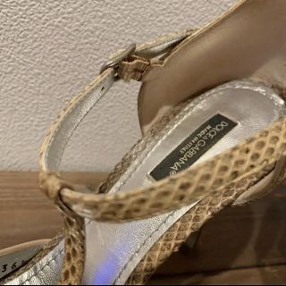 極美品】DOLCE&GABBANA ハートのパイソンサンダル marz.jp