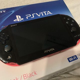 ソニー(SONY)の【SONY】PlayStationVita ピンク ブラック【ゲーム本体】(携帯用ゲーム機本体)