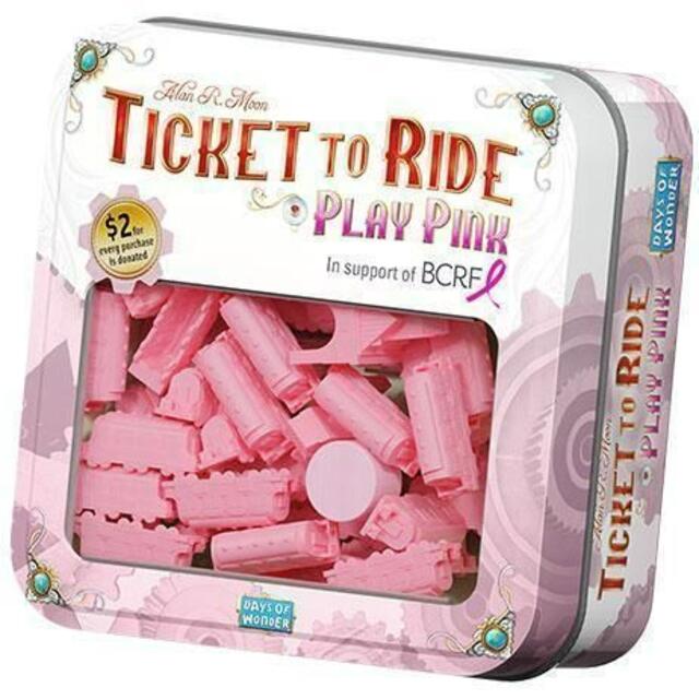 チケットトゥライド Ticket to Ride ピンク プロモ コマセット エンタメ/ホビーのテーブルゲーム/ホビー(その他)の商品写真