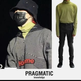 BIGBANG G-DRAGON PRAGMATIC ボーダー(Tシャツ/カットソー(七分/長袖))