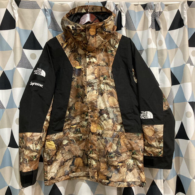 落ち葉 シュプリーム  supremeマウンテンパーカー ノースフェイス TNF付属品は画像の通り