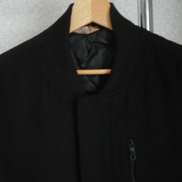 ZARA(ザラ)のZARAザラ ★スタジャン風ウールロングコート　　黒 メンズのジャケット/アウター(モッズコート)の商品写真