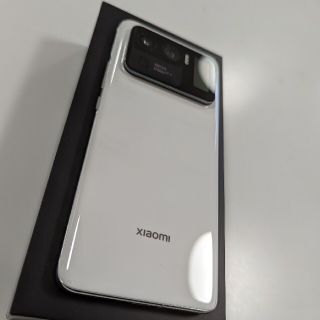 アンドロイド(ANDROID)のXiaomi mi11 ultra euROM 12/256 白 ホワイト(スマートフォン本体)