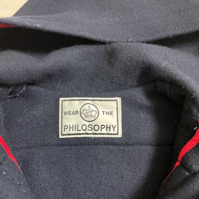 MACKINTOSH PHILOSOPHY(マッキントッシュフィロソフィー)のPHILOSOPHY ウェアザフィロソフィー　ダッフルコート 130 キッズ/ベビー/マタニティのキッズ服女の子用(90cm~)(コート)の商品写真