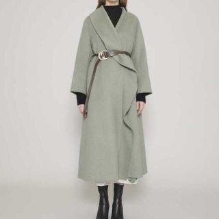 アメリヴィンテージ(Ameri VINTAGE)のUNDRESSED FRILL COLLAR COAT(ロングコート)