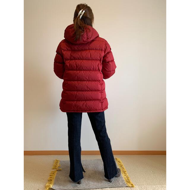 PRADA(プラダ)のPRADA 赤　ダウンコート レディースのジャケット/アウター(ダウンコート)の商品写真