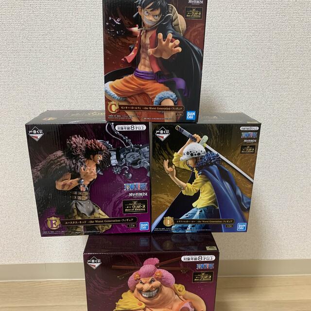 ワンピース 一番くじ フィギュア ビッグマム ルフィ ロー キッド