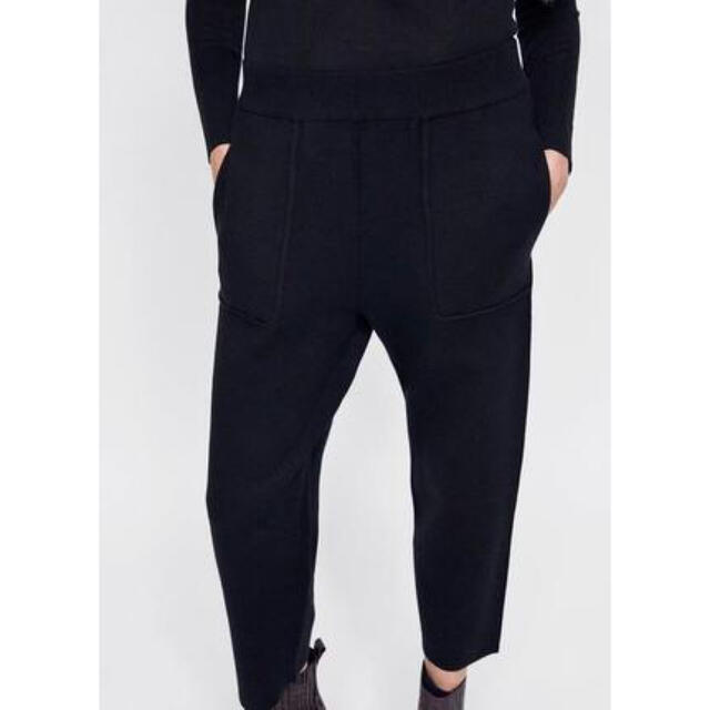 ZARA(ザラ)の新品タグ 未着 ZARA KNIT JOGGING TROUSERS  サイズS レディースのパンツ(カジュアルパンツ)の商品写真