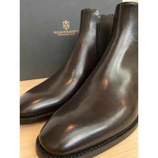 新品 シルバノサセッティ チェルシーブーツ サイドゴアブーツ